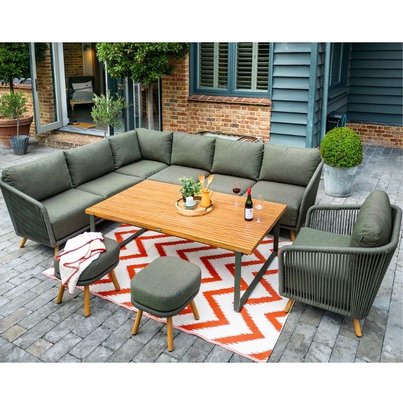 Eden Rectangular Casual Dining Set (Includes Free Cover)
