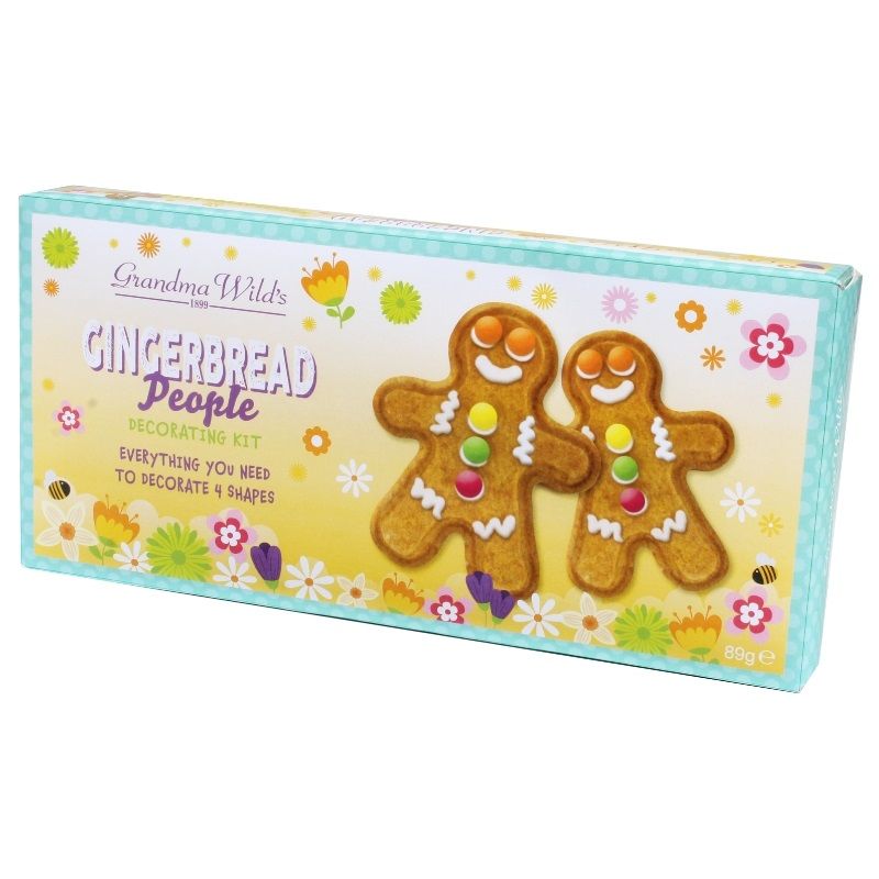 Grandma Wild's Gingerbread People Decorating Kit 89g