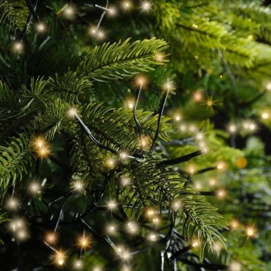 LED Cluster Twinkle String Lights 1128L - Warm White/Classic Warm