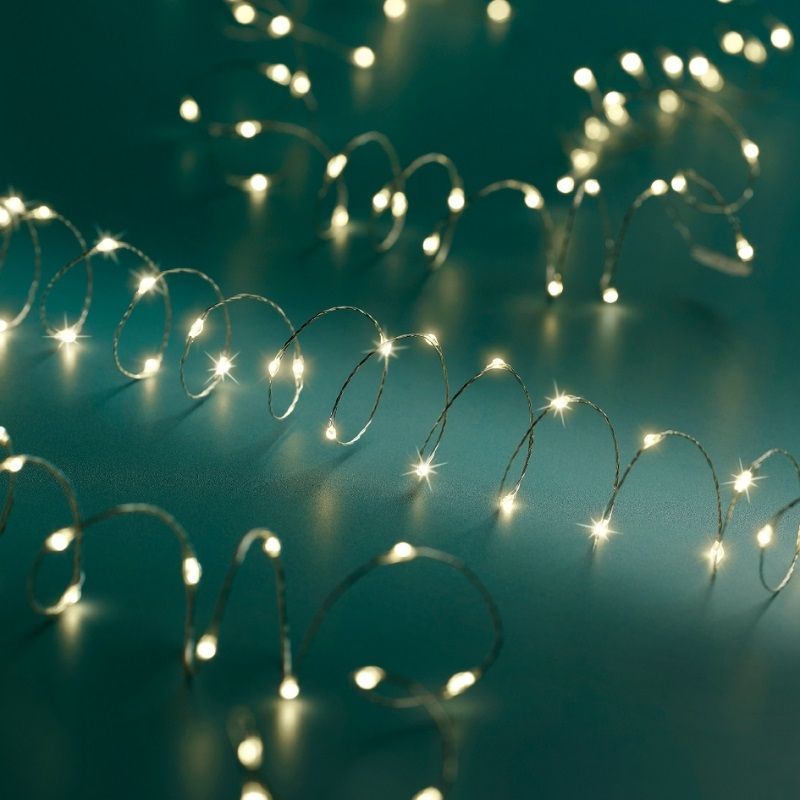 Micro-LED Twinkle String Lights 100L - Warm White