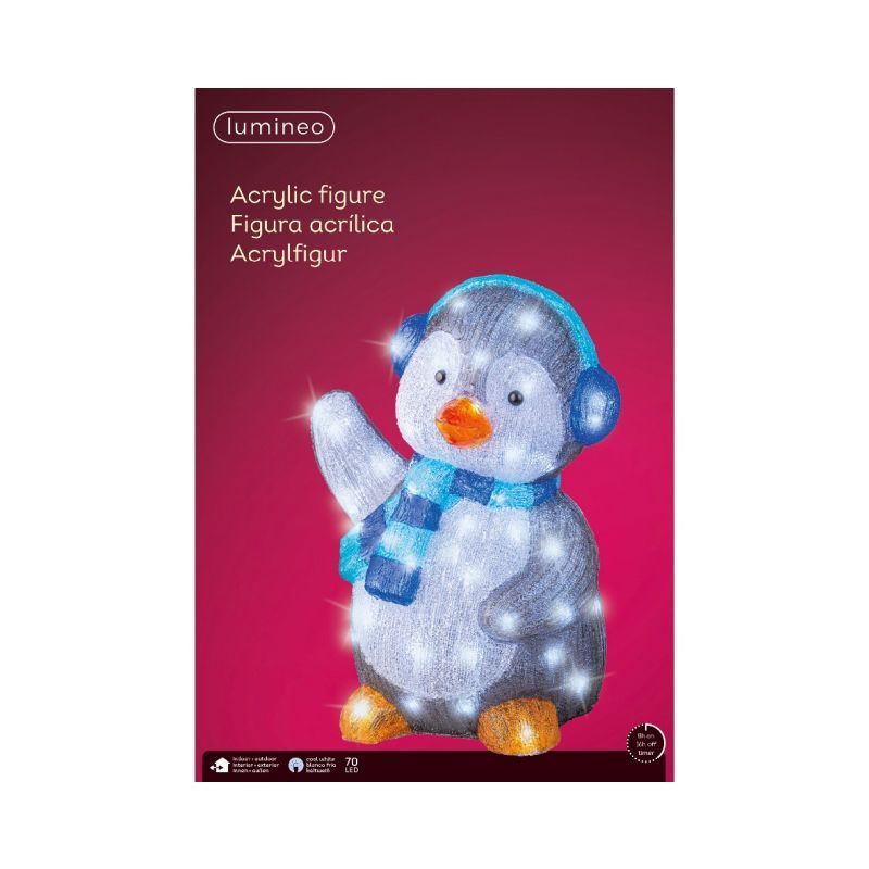 LED Penguin Acrylic - H46