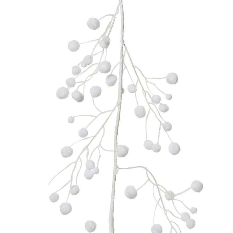 Snowball Garland 130cm - White