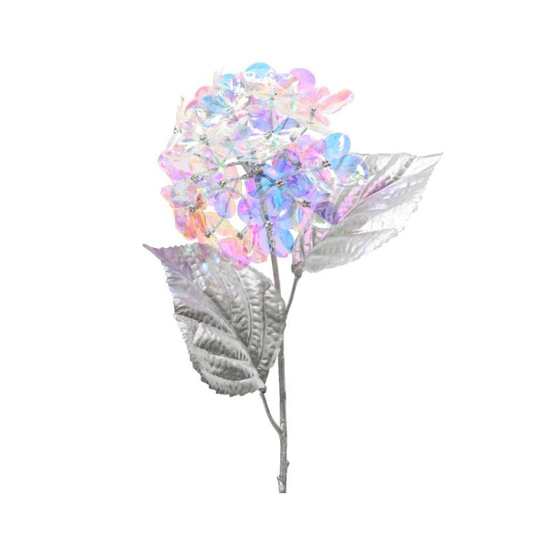 Hydrangea on Stem 65cm - Silver