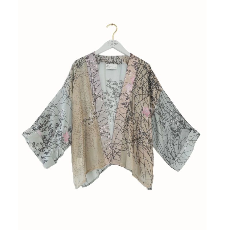 One Hundred Stars Dunes Grey Kimono