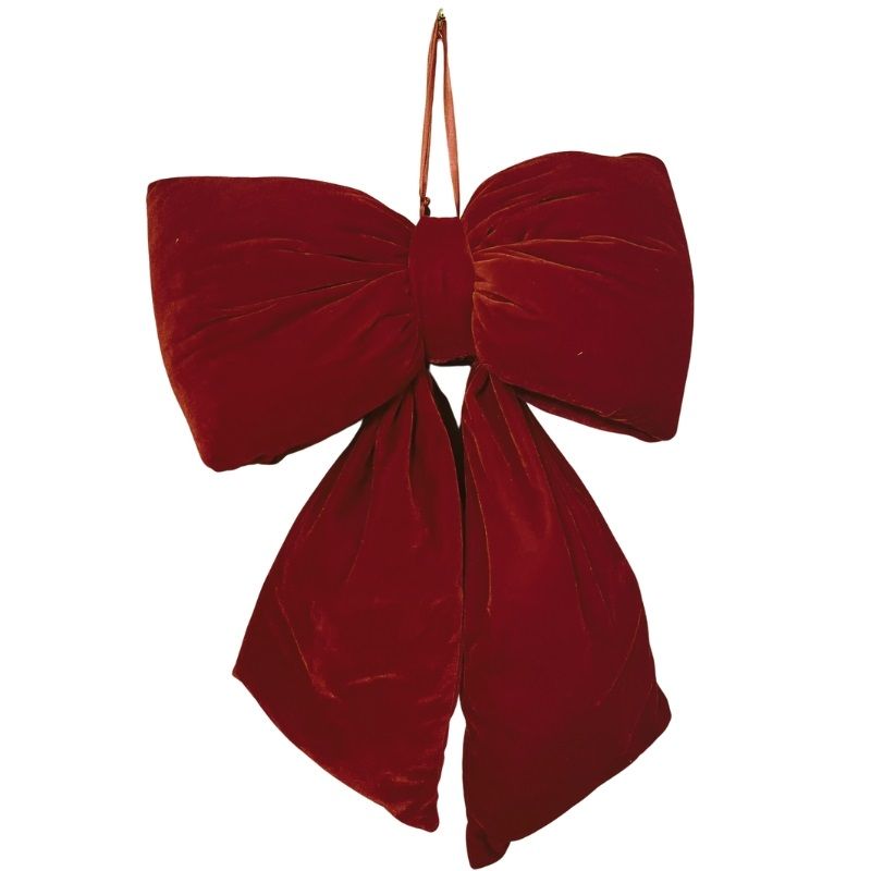 Harold Elmes Red Bow (48cm x 40cm x 13cm)