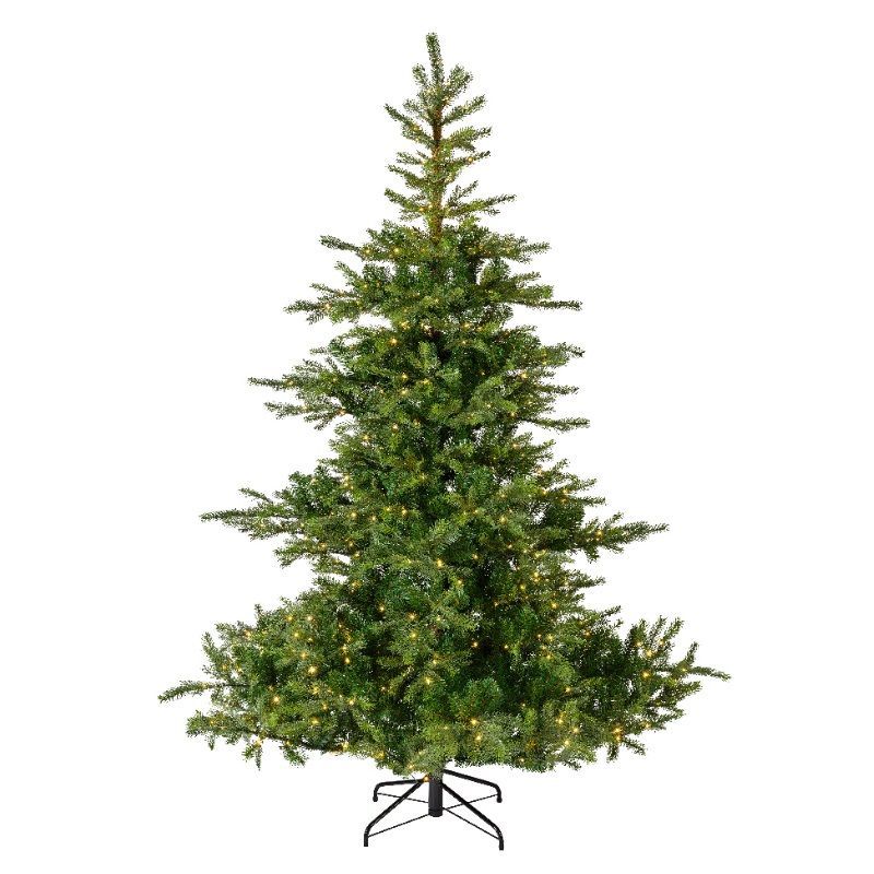 Pre-Lit Grandis Fir 8ft Feel Real Artificial Tree