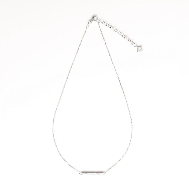 Juvi Designs Horizon Bar Silver Necklace