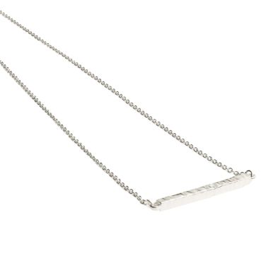 Juvi Designs Horizon Bar Silver Necklace