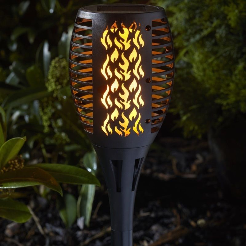 Smart Garden Compact Flaming Torch Stake Light