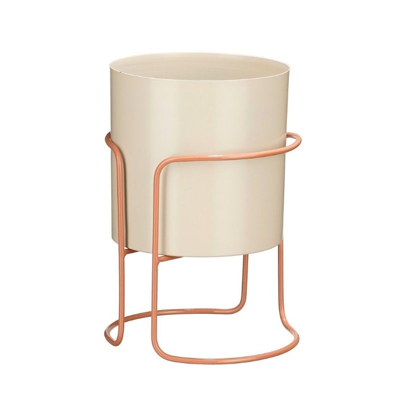 Edelman Collins Pot on Stand (23.5cm x 15.5cm) - Off-White