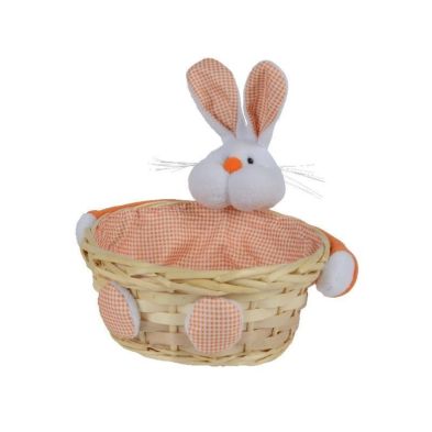Bunny Willow Basket 15cm