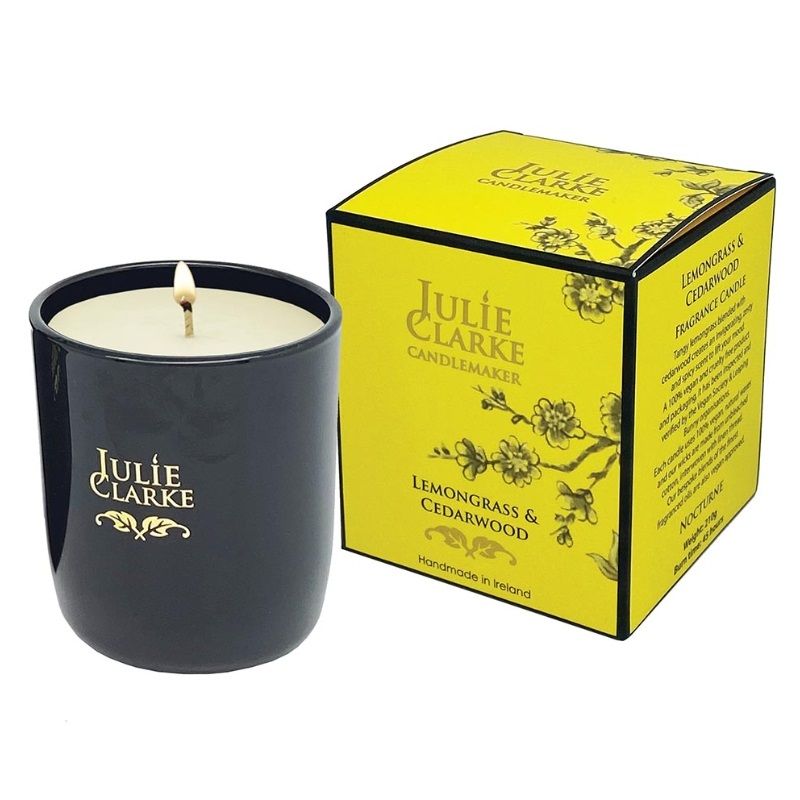 Julie Clarke Lemongrass & Cedarwood Candle 210g