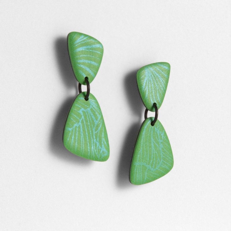 Culu Design Askell - Emerald Earrings