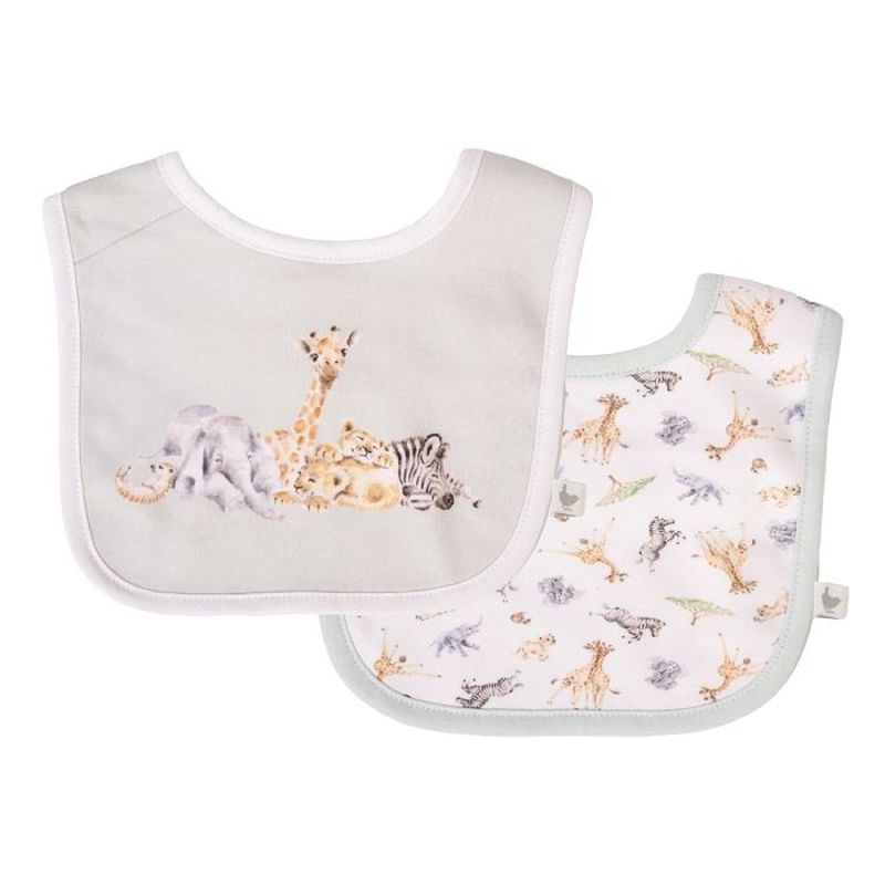 Wrendale 'Little Savannah' Bib Gift Set