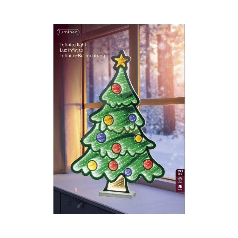 LED Infinity Lights Tree - Cool White/Warm White H.63.1