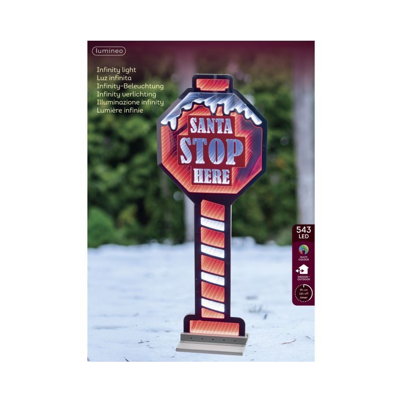 LED Infinity Stop Sign - Colours/Cool White/Warm White H120