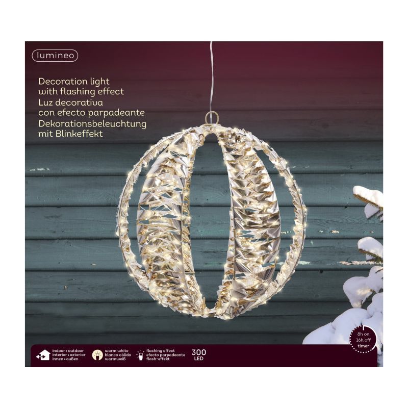 Micro LED Ball - Gold/Warm White