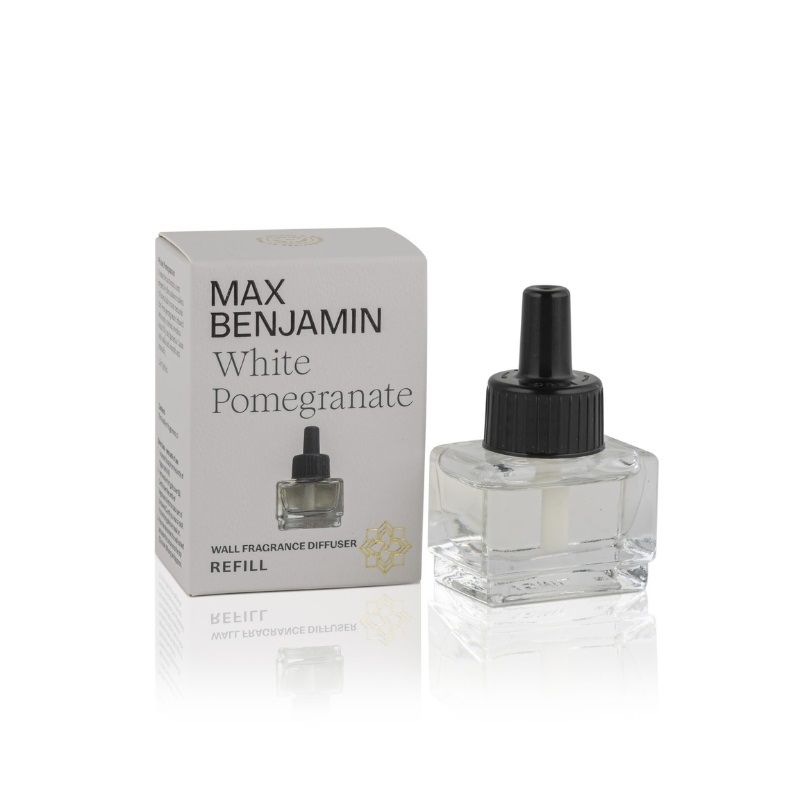 Max Benjamin White Pomegranate Wall Diffuser Refill