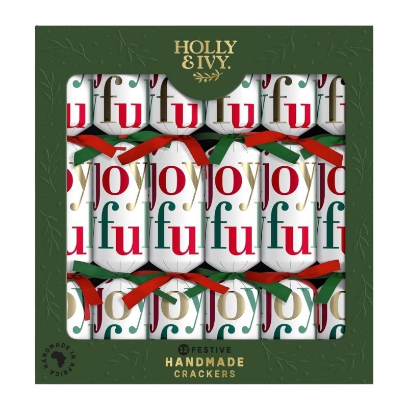 Holly & Ivy Joyful Christmas Crackers