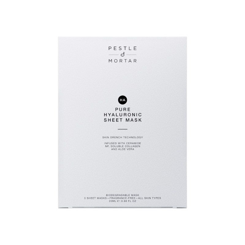 Pestle & Mortar Pure Hyaluronic Sheet Mask (3 Masks)