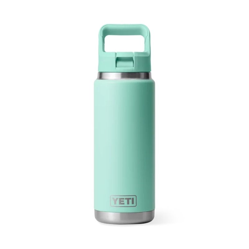 YETI Rambler Bottle with Matching Straw 769ml - Seafoam