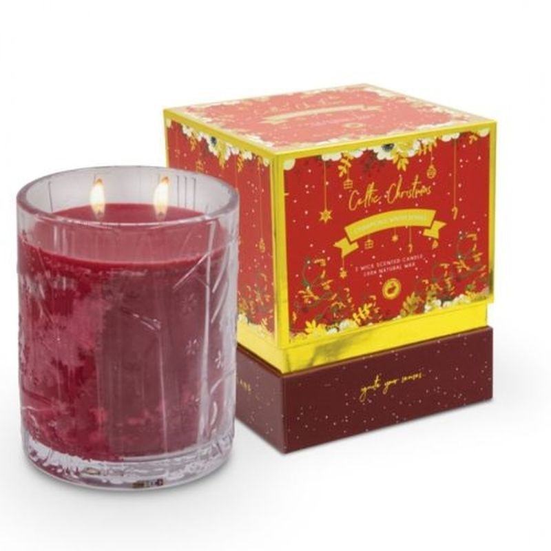 Celtic Double Wick Cinnamon & Winter Berry