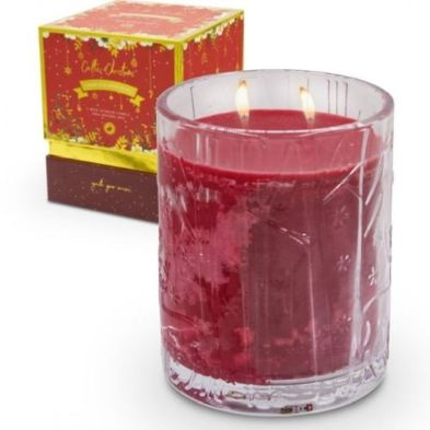 Celtic Candles Cinnamon & Winter Berry Double Wick Candle 500g
