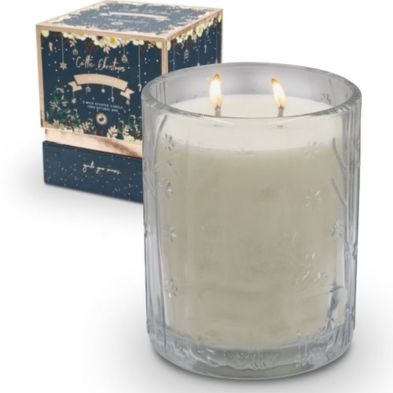 Celtic Candles Nollaig Shona Double Wick Candle 500g