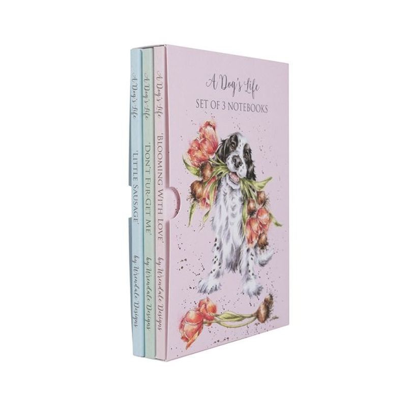 Wrendale Set of 3 Notebooks - A Dog's Life