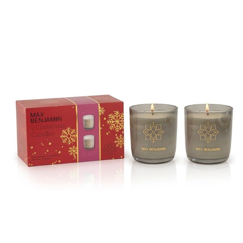 Max Benjamin Winter Chalet Christmas Candles (2 x 210g)