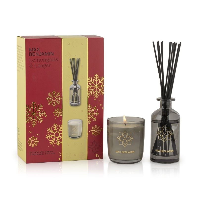 Max Benjamin Lemongrass & Ginger Candle & Diffuser Gift Set