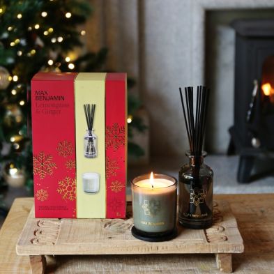 Max Benjamin Lemongrass & Ginger Candle & Diffuser Gift Set