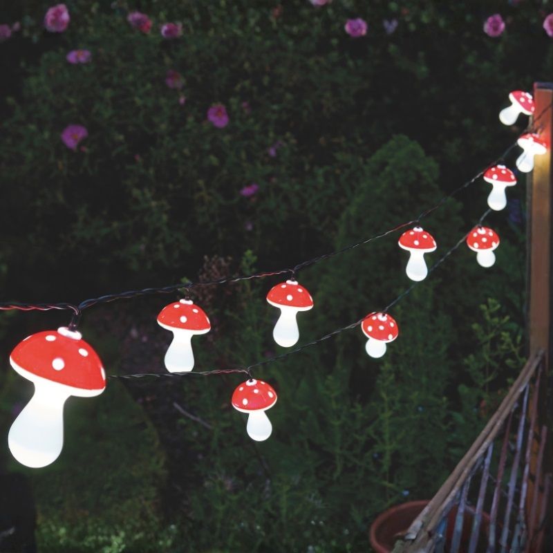 Smart Garden Shrooms String Lights (Set of 10) - Cool White