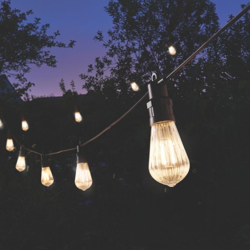 Smart Garden Fluted Festoon String Lights Warm White 20 Lights