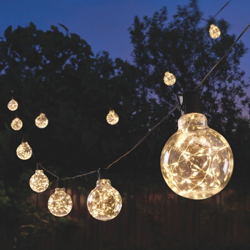 Smart Garden Firefly Festoon String Lights Warm White 20 Lights - A ...