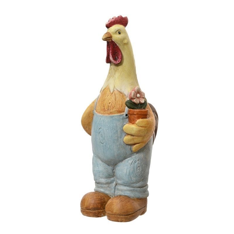 Chicken Gardener Ornament 18.5cm