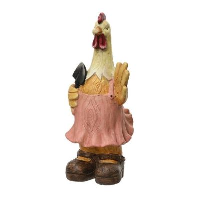 Chicken Gardener Ornament 18.5cm