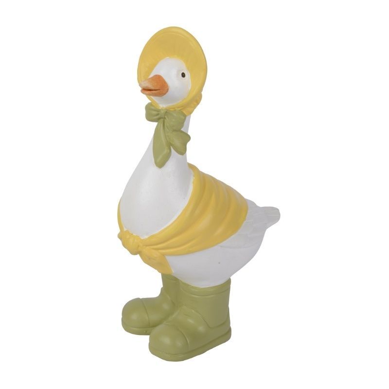 Terracotta Goose Standing Ornament 22cm