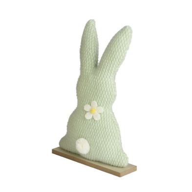 Bunny Ornament on Stand 28cm