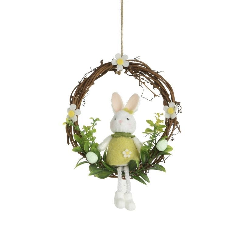 Bunny Wreath 22cm