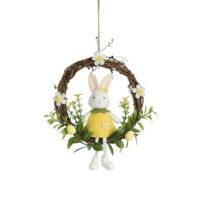 Bunny Wreath 22cm
