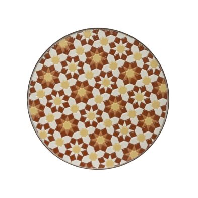 Madrid Mosaic Bistro Set - Brown
