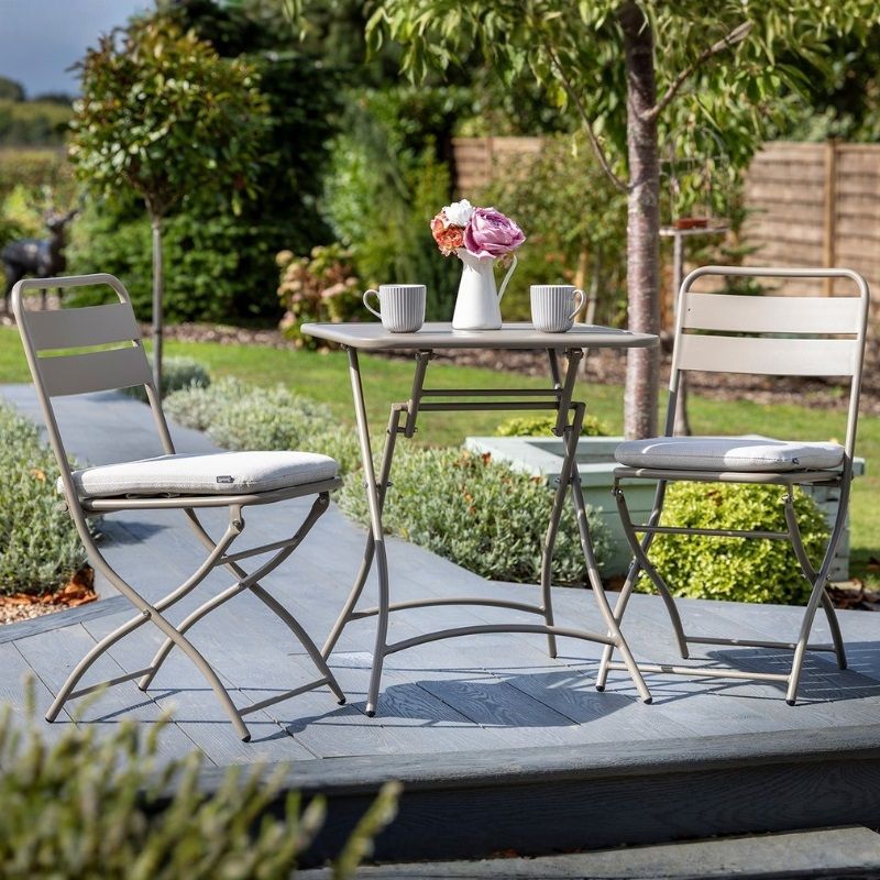 Urban Folding Bistro Set - Latte