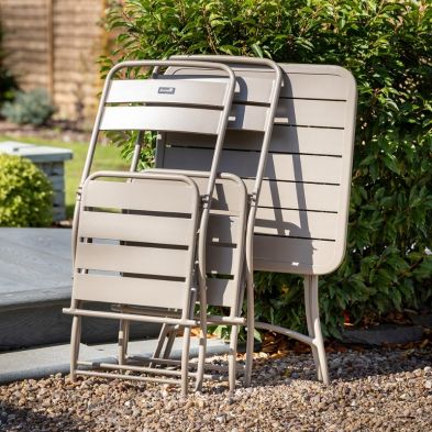 Urban Folding Bistro Set - Latte