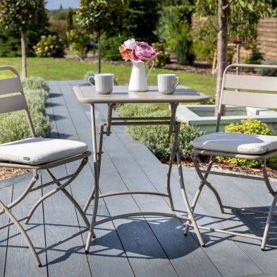 Urban Folding Bistro Set - Latte