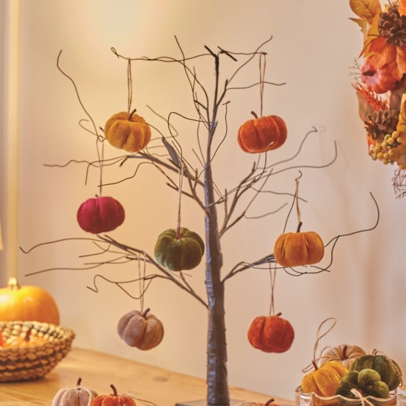 Smart Garden Mini Pumpkin Hanging Ornaments (7 Pack)