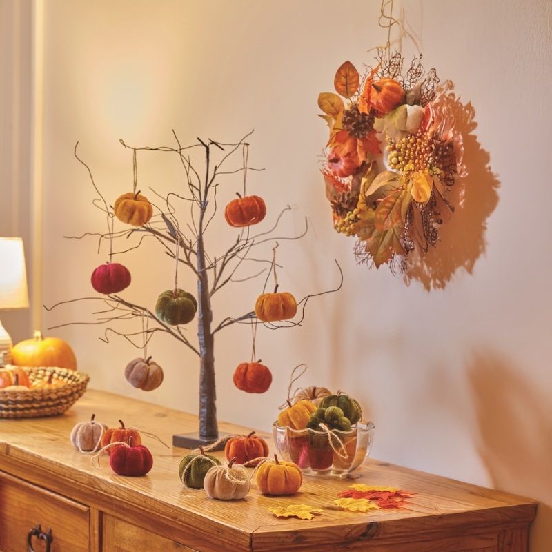 Smart Garden Mini Pumpkin Hanging Ornaments (20 Pack)