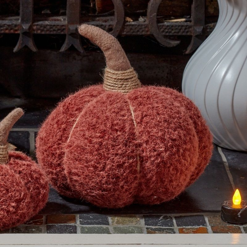 Smart Garden Plushy Pumpkin Large - Berry Brown
