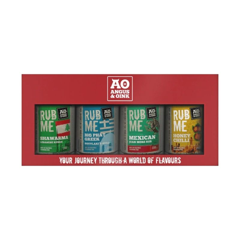 Angus & Oink Street Food Gift Box (4 Rubs)