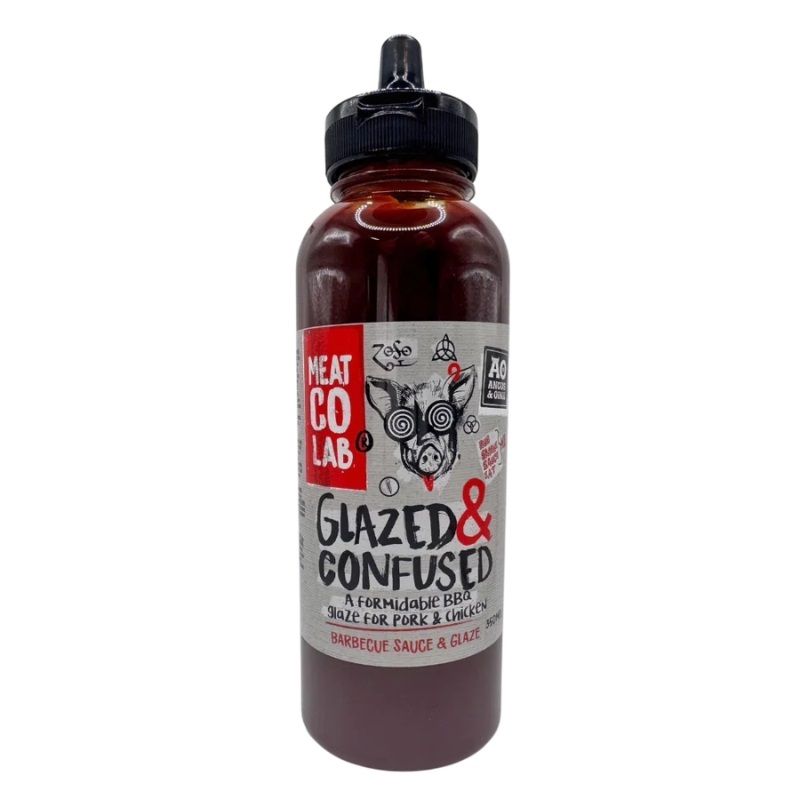 Angus & Oink MeatCo Lab Glazed & Confused BBQ Sauce 350ml Squeezy